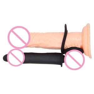Cincin Penis Silikon Vibrator untuk Pria, Alat Bantu Seks Tahan Lama, Pengunci Penis untuk Pasangan Dewasa - Product Image 2