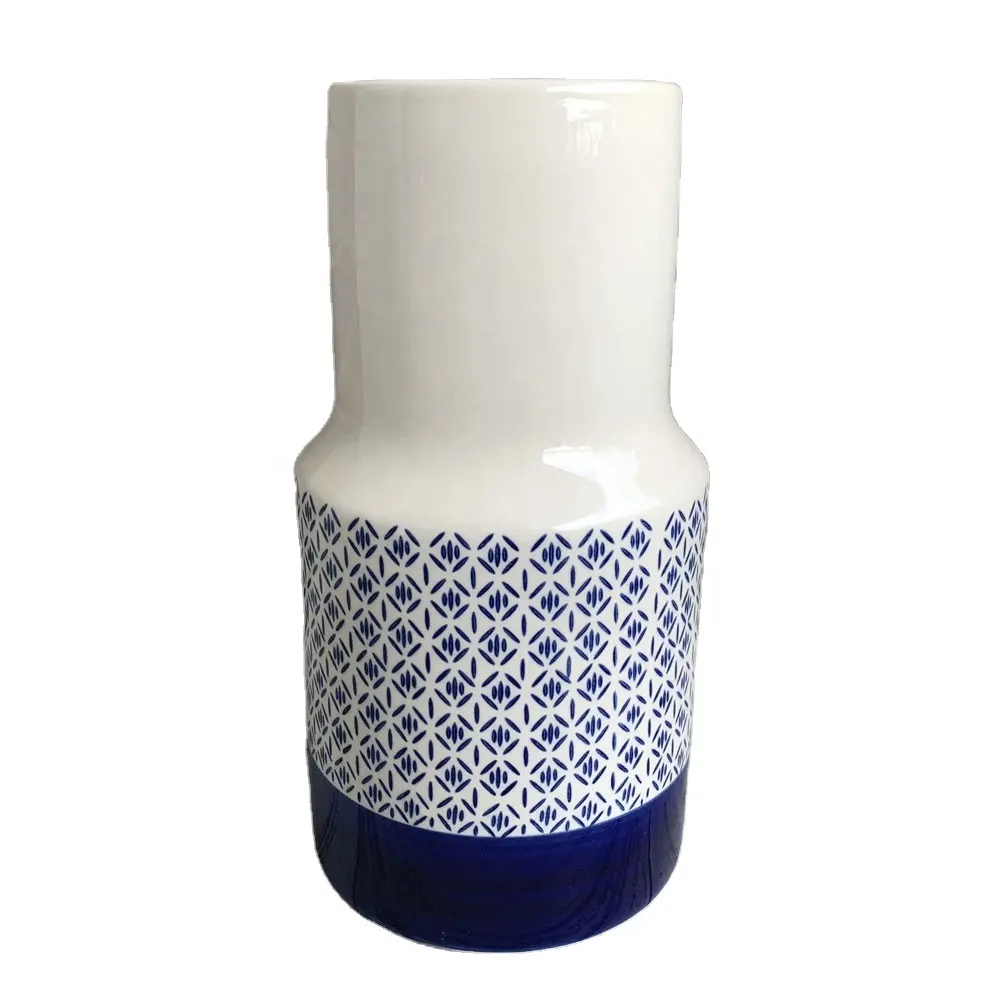 Hand painted ceramic porcelain flower vases for home decoration