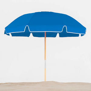 Hochleistungs-kommerzielle Holzstange große 7,5 Fuß Markt Strand Puly Regenschirm falten Luxus Resort Summer Travel Sonnenschirme Regenschirm - Product Image 2