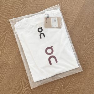 Camiseta de manga corta con estampado limitado On Cloud 2025 para hombre y mujer, camiseta transpirable de manga corta con letras que combina con todo - Product Image 3