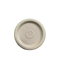 Assiettes jetables en fibre de coque de riz 100 % biodégradables de 6 pouces, écologiques, sans BPA, légères, compatibles micro-ondes, pour le camping aquatique