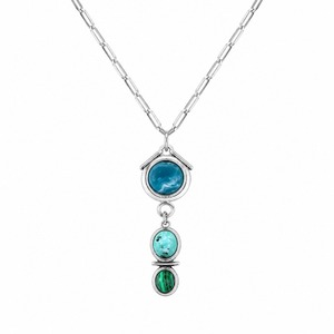 Collana con Ciondolo Color Malachite, Stile Vintage, Design Palazzo, per Donne - Product Image 4