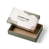 Boîte d'emballage personnalisée en carton ondulé avec logo imprimé pour vêtements, chaussures et accessoires de mode