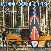 Nouvelle conception de planche à pagaie gonflable, SUP gonflable de 320 cm, planche à pagaie gonflable pour adultes avec 3 ailerons
