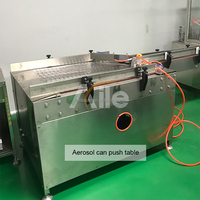 Ligne d'huile aérosol pneumatique automatique haute précision et haute productivité pour les canettes de désodorisants, pesticides et peintures en aérosol