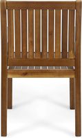 Chaises d'extérieur en bois d'acacia (lot de 2), teck