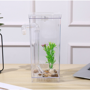 אקווריום עיצוב ייחודי אקווריום דגים מיכל בר דגים עם תאורה - Product Image 6