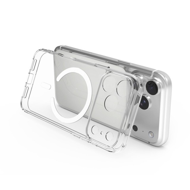 Senyork high quality fine hole protect HD clear magnetic phone case transparent cover for iPhone 7 8 plus XS XR 11 17Air