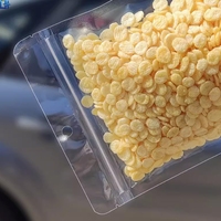 Sac de stockage alimentaire transparent avec logo personnalisé avec fermeture à glissière PET + PE pochette debout en plastique pour fruits secs