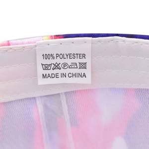 Casquette de sport personnalisée avec logo pour filles, nouvelle casquette de baseball tie-dye multicolore à motif léopard, élégante pour l'extérieur et les occasions formelles - Product Image 5