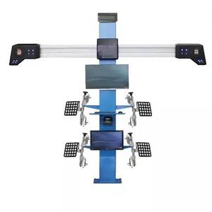 Alineación de rueda de coche 3D de elevación automática Combo de elevación de 4 postes para centro de reparación de automóviles - Product Image 2
