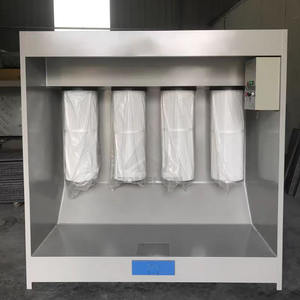 เตาอบเคลือบผงอุตสาหกรรม/บูธเคลือบผงแบบมืออาชีพ ได้รับการรับรองมาตรฐาน CE บูธพ่นสีเหล็กใหม่พร้อมส่วนประกอบหลักของเครื่องยนต์ - Product Image 3