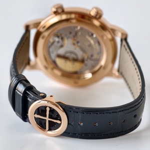 Reloj Mecánico de Lujo de Súper Calidad, 44 mm, Fábrica PPF, Movimiento ETA 240, Serie 6102, Oro Rosa, Noche Estrellada, Fase Lunar - Product Image 5