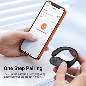 Không dây Earbuds Tai nghe <span class=keywords><strong>bluetooth</strong></span> 80 giờ chơi tai nụ IPX4 thể thao không thấm nước Tai nghe không dây Over-Ear earhooks tai nghe - Product Image 3