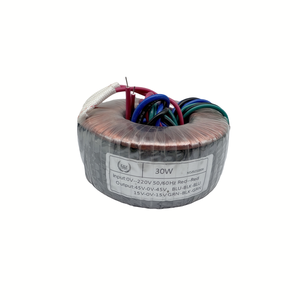 Тороидальный трансформатор 30 Вт 0-220 В преобразователь 45V-0-45V 15v-0V-15V силовой трансформатор для электропитания - Product Image 2