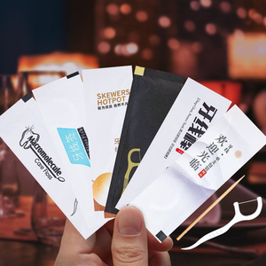 Biểu tượng tùy chỉnh bằng miệng xỉa phẳng thanh đóng gói riêng lẻ flossers nha khoa cho khách sạn nhà hàng thương mại xỉa nha khoa cho - Product Image 1