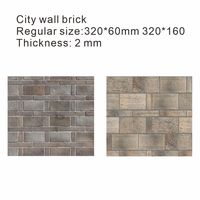 Brique murale flexible en pierre naturelle MCM pour extérieur, prix bas fabricant, carrelage souple en pierre pour mur