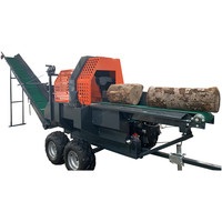 Processeur de bois de chauffage de la série RM500 avec capacité de fractionnement de 30 tonnes et diamètre de coupe de 50cm, machine à bois forestière robuste