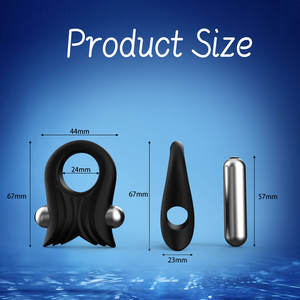 Anello Vibrante per Pene in Silicone Impermeabile, Stimolatore Punto G, Giocattolo Sessuale per Coppie - Product Image 6
