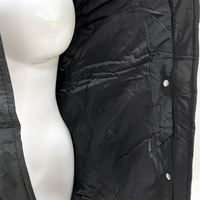 Manteau d'hiver long pour femme, parka chaude à capuche avec grande fourrure, veste matelassée élégante pour le bureau