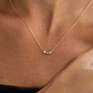 Collar cuadrado geométrico minimalista para mujer, cadena de clavícula de platino dorado, collares de cadenas finas para uso diario - Product Image 4