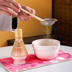 Traditional Japanese Style Ceramic Bowl White Matcha Tool <b>Set</b> for <b>Tea</b> Ceremony - Product Image 3