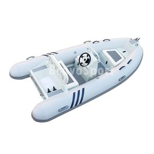 मिनी 12ft Rhib 360 कठोर एल्यूमीनियम आरआईबी नाव Orca/Hypalon/पीवीसी Inflatable निविदा कश्ती - Product Image 4