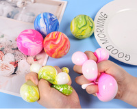 Balle anti-stress en TPR la plus vendue, colorée et souple, pour pétrir et soulager le stress, jouet portable créatif à presser
