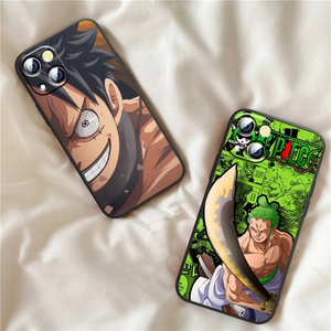 Chất Lượng Cao Thời Trang Cho <span class=keywords><strong>Iphone</strong></span> 15 14 13 Pro Max XS XR Trường Hợp Điện Thoại Mềm Shell Phim Hoạt Hình Phim Hoạt Hình Luffy Mềm Silicone Điện Thoại Bìa - Product Image 5