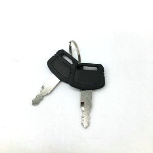 Clés de véhicule Hitachi, clés de toutes les portes, clé en aluminium noir pour serrure de porte latérale d'excavatrice - Product Image 3