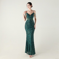 33396 #2025 nouveauté lourde perlage mi-taille paillettes sirène robe de soirée pour tapis rouge, mariage et banquet