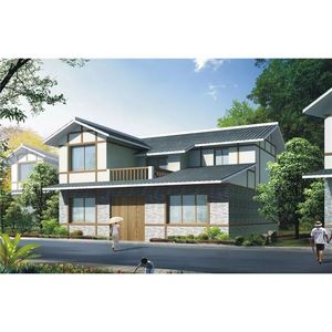 Villa en ossature légère en acier, style chinois, maison préfabriquée, design pour usage rural - Product Image 2
