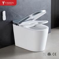 Offre Spéciale : WC intelligent monobloc avec bidet intégré, à poser au sol, fonctionnement automatique, capteur d'ouverture automatique, cuvette allongée, style Thong Minh