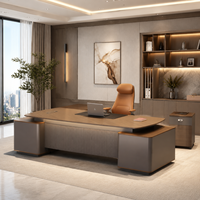 Nouveau Bureau de Direction en MDF 2026 – Ensemble de Mobilier Complet en Gros pour Projets de Bureau et Clients Acheteurs en Gros