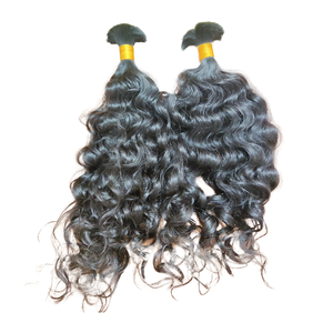 Extensiones de cabello indio virgen de calidad 100%, tejido rizado ondulado Natural, cabello humano virgen crudo, cabello Remy, precio de fábrica al por mayor - Product Image 3