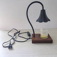 Lampe à cire fondante en fer européen, simple, alimentée en courant alternatif, pour une ambiance chaleureuse dans la chambre, avec bougie parfumée, lumières décoratives