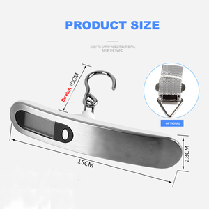 Vendita calda bagagli da viaggio bilancia digitale bilancia per bagagli regalo per appendere la valigia del viaggiatore portatile - Product Image 3