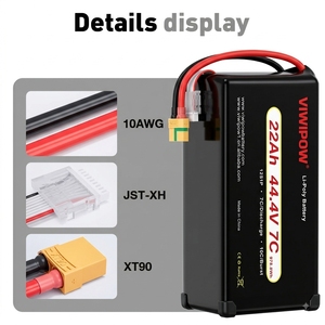 Baterai Drone Respon Darurat Terbaru 44.4V 22000mah Lipo Battery Cell 12S 7C Lithium Ion Pack Baterai Drone - Product Image 4