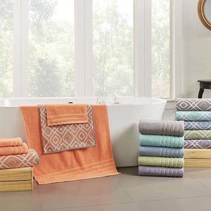 Toalla de Baño Rectangular Personalizable, Duradera, de Color Sólido y Secado Rápido, 100% Algodón Tejido, para Uso Doméstico, Origen Estadounidense - Product Image 3