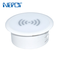 10W untuk Pengisi Daya Nirkabel Terintegrasi di Meja Kantor dengan Output 5V/1.2A dan Perlindungan OTP/OVP/OCP untuk Ponsel