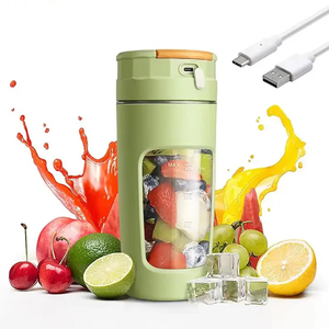 XFY Mini Licuadora Portátil USB de 75W, Licuadora para Smoothies con Cuchilla de Acero Inoxidable, Uso en Auto y Hogar, Fuente de Alimentación Recargable - Product Image 1