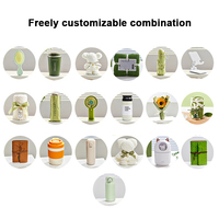 Nouvelles Idées de Produits 2025 Beaux Bouquets Ventilateur Sous Vide Parapluie Et Humidificateur Cadeau Ensemble Pour La Saint Valentin Maman Fête Des Mères Cadeau De Mariage