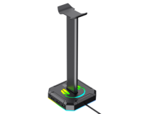 Support de casque universel portable Havit TH660, support de casque de jeu, support de casque RGB