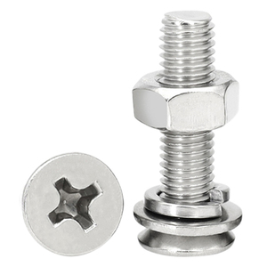 Juego de tornillos de cabeza plana cruzada de acero inoxidable 201 con junta y combinación de tornillos divididos M1.6 M2 M2.5 M3 M3.5 - Conjunto de tornillos - Product Image 2
