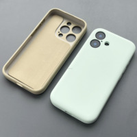 Étuis de téléphone portable en Silicone résistant à l'huile pour iPhone 16 Pro Max 15 Plus 14 13 Pro housses de téléphone portable protecteur de caméra mode