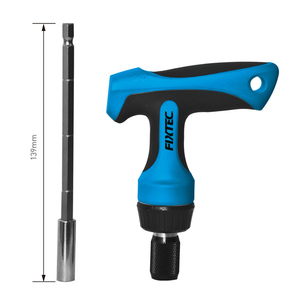 ชุดเครื่องมือช่าง FIXTEC 47 ชิ้น ชุดไขควงแบบ T-Type Ratchet รุ่น CRV FHSDK47 ชุดไขควง FHSDK47 FHSDK47 FHSDK47 - Product Image 4