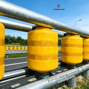 Sistema de Barreras de Seguridad Anticollisión para Carreteras, Barrera Rodante Reflectante de Plástico para la Redirección de Vehículos - Product Image 3
