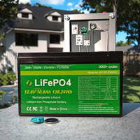 Banque d'alimentation durable 12.8V 10.8Ah IP65 étanche batterie au lithium-ion LiFePO4 pour la mobilité des scooters électriques de stockage d'énergie