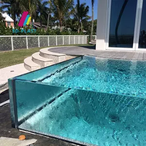 Güneş dekor şeffaf akrilik perspex fiberglas yüzme havuzu akrilik yüzmek paneli/havuzlar yüzme açık