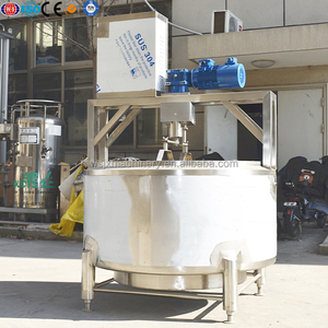 Tanque de Queso Industrial de Acero Inoxidable SUS304 de 500L, Tanque Redondo para Producción de Queso Mozzarella - Product Image 2